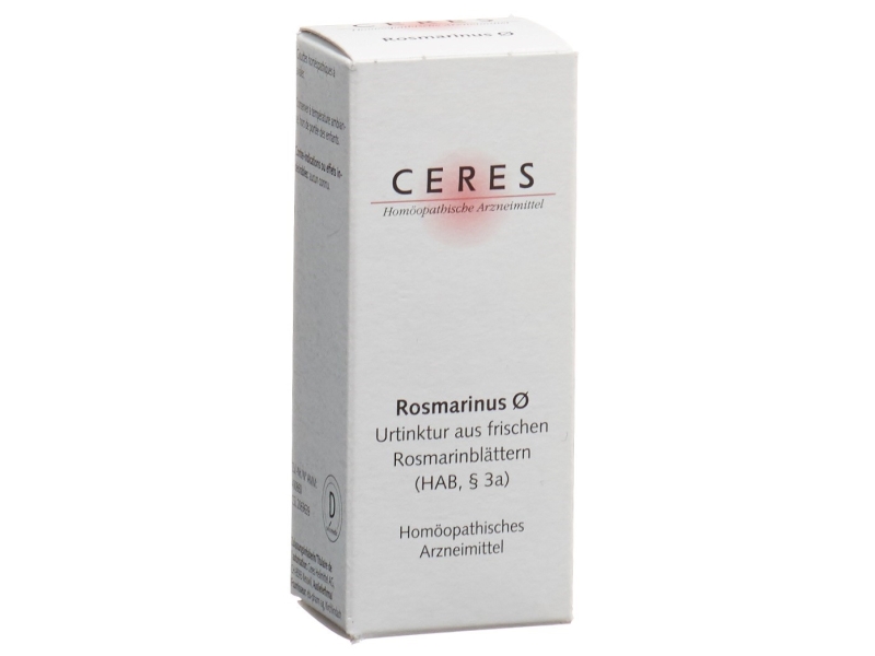 CERES Rosmarinus recens Urtinkt Fl 20 ml