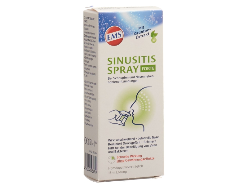 EMSER spray contre la sinusite forte flacon 15 ml