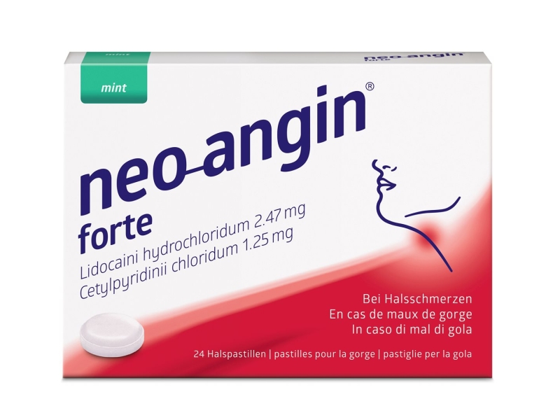 NEO-ANGIN Forte pastilles pour la gorge 24 pièces