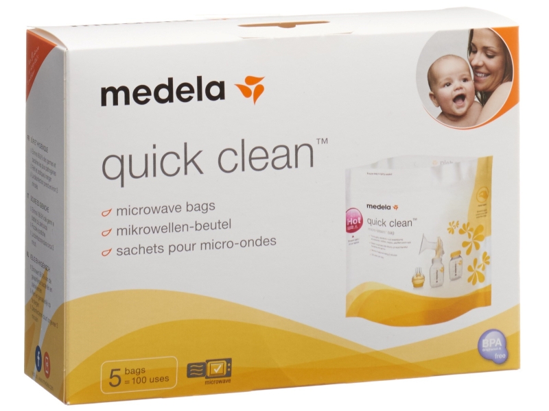 MEDELA Quick Clean sachets et stérilisant Micro-ondes
