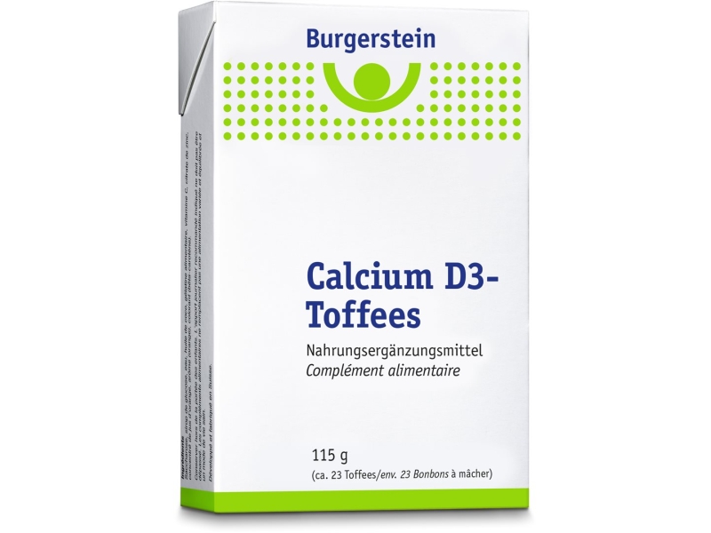 BURGERSTEIN calcium d3 dragées 115g