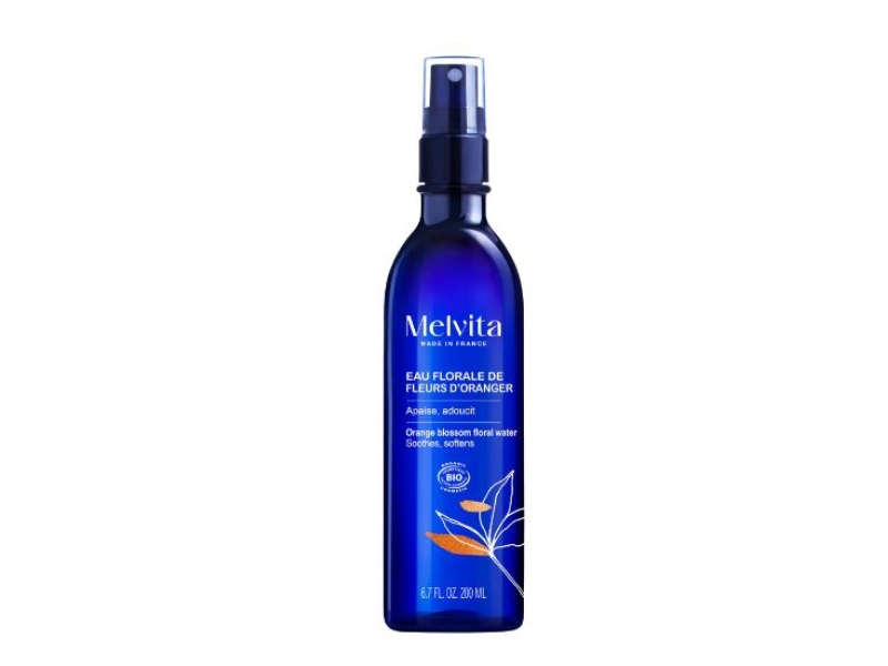 MELVITA eau florale fleur d'oranger spray 200 ml