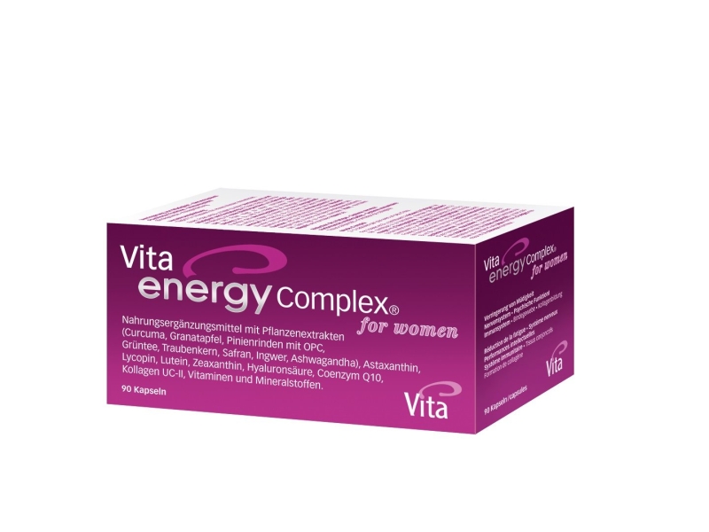 VITA energy complex for women caps verre 90 Pièces