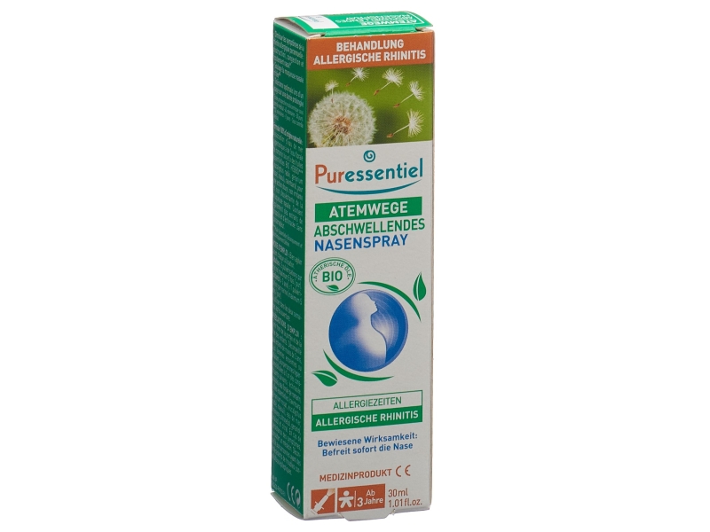 PURESSENTIEL Spray nasal décongestionnant, format rhinite allergique, 30 ml