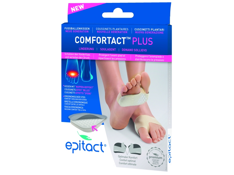 EPITACT Coussinets plantaires Comfort Plus L 42-45 1 paire