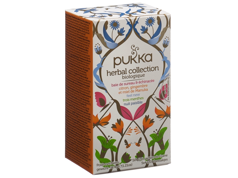 PUKKA Herbal Collection thé bio sachets 20 pièces