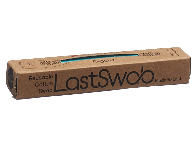 LASTSWAB Basic coton-tige réutilisable turquoise