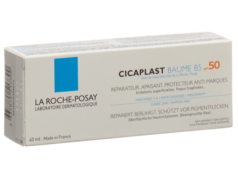 LA ROCHE-POSAY Cicaplast baume B5 réparateur SPF50 40 ml