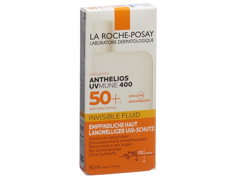 LA ROCHE-POSAY Anthelios UVmune 400 fluide invisible SPF50+ 50 ml