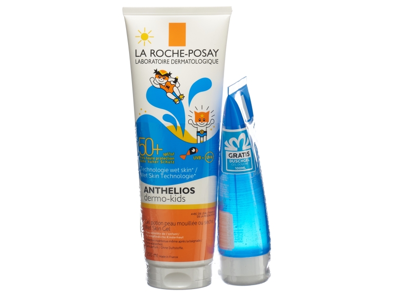 LA ROCHE-POSAY Anthelios Dermo-Kids Wet Skin Gel Für Empfindliche Kinderhaut SPF50+ 250 ml