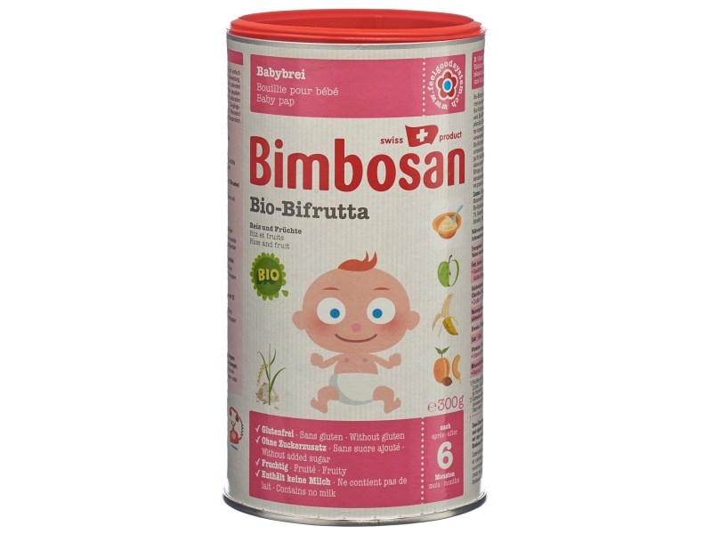 BIMBOSAN Bio Bifrutta poudre riz + fruits boîte 300g
