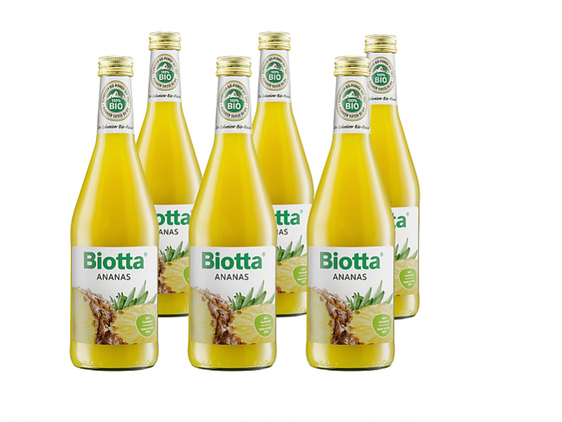 BIOTTA Ananas Bio 6 flacons 5 dl