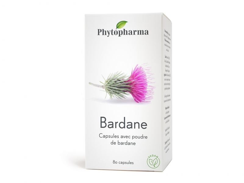 PHYTOPHARMA Bardane capsules 350 mg 80 pièces